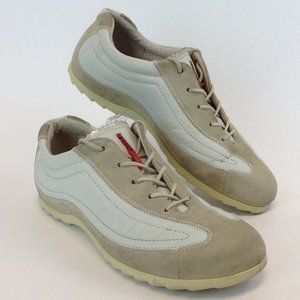 ECCO Leather Suede Sneakers